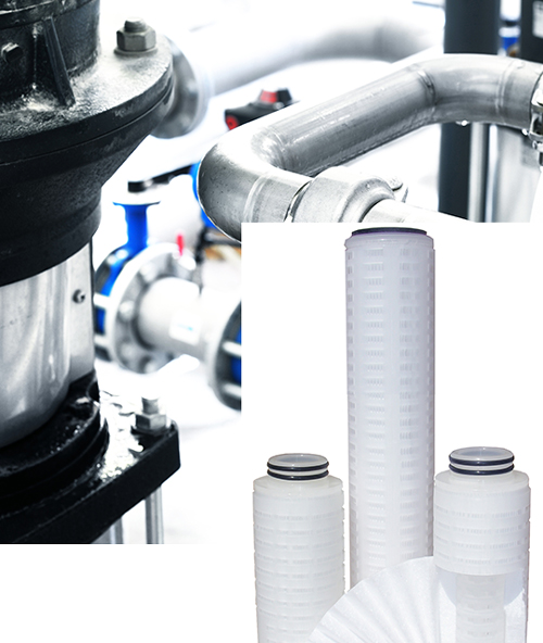 A wide range of filter cartridges and capsules